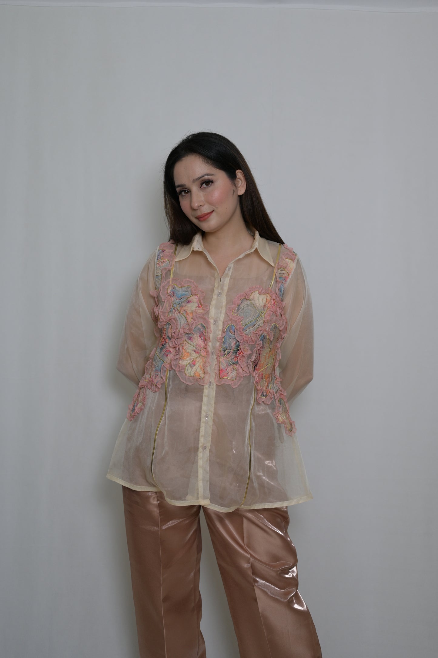 Floral Organza Shirt